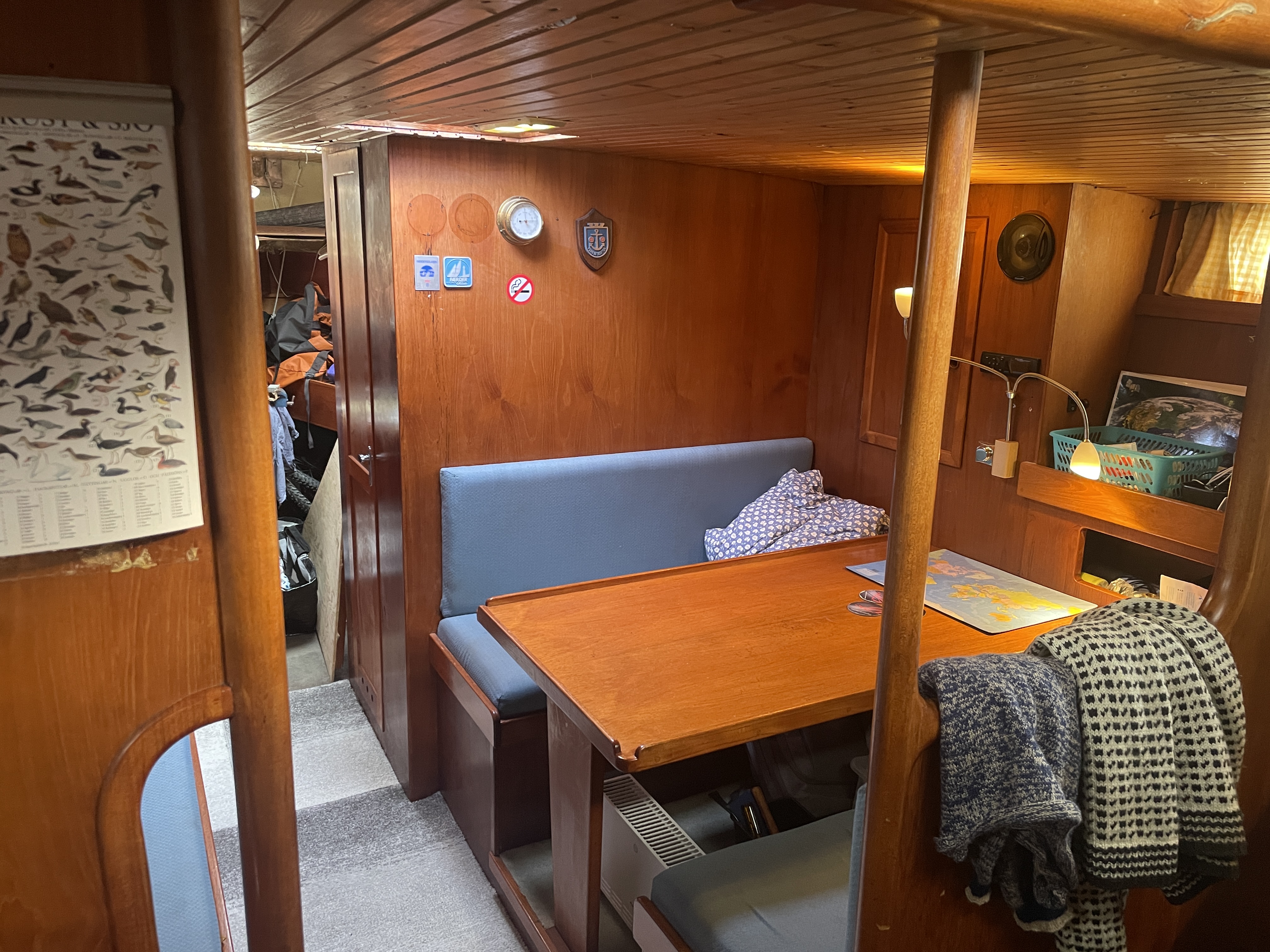 Detalj fra motorinstallasjon